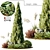 Versatile Outdoor Plant Set for All Your Needs 3D model small image 8