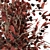 Red Branch Bouquet in Red Vase 3D model small image 2