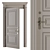 Vintage Cream Door - Set 35 3D model small image 10