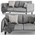 Arketipo RAIL Sofa | Elegant Contemporary Design 3D model small image 2