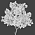 3m Young Oak Trees - Set of 3 3D model small image 6