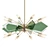 Elegant Italian Glass Chandelier 3D model small image 1