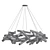 Iridescent Chaos Chandelier 3D model small image 2