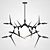 Spike and Thorn Designer Chandelier 3D model small image 3