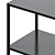 Modern Console FARI: Sleek Black Design 3D model small image 3