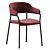 Elegant Signorina Dining Chair 3D model small image 2