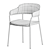 Elegant Signorina Dining Chair 3D model small image 4