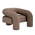 Modern Kosa Lounge Chair 3D model small image 4