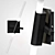 AGNES BLACK Sconce - Exquisite Lighting 3D model small image 2