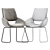 Elegant Lisboa Dining Chair 3D model small image 2
