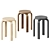 Elegant Artek Stool. Stylish & Compact. 3D model small image 1