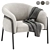 Elegant Comfort: BELLY Armchair 3D model small image 1