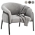 Elegant Comfort: BELLY Armchair 3D model small image 3