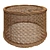 Cozy Woven Pouf 3D model small image 1