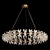 Sparkling Crystal Ring Chandelier 3D model small image 4