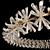 Sparkling Crystal Ring Chandelier 3D model small image 7