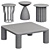 Modern Side Tables: Lewis, Cosmo, Hera | West Elm 3D model small image 2