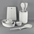 TurboSmooth Ceramic Kitchen Set 3D model small image 7