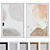 Modern Abstract Frame Set 316 3D model small image 1