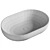 Elegant White Sink: Art & Max AM5415-W 3D model small image 2