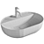 Duravit Luv 60cm Sink: Sleek & Stylish 3D model small image 2