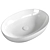 Sleek Washbasin: BelBagno BB1348 3D model small image 1