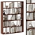 Moscova Bookcase: Sleek Walnut Design 3D model small image 4