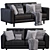 Ikea Landskrona Leather Sofa+: Stylish and Durable 3D model small image 1