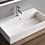 Modern Duravit L-Cube Vanity Set 3D model small image 2