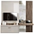 Modern TV Wall Unit 07 3D model small image 1