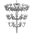 Sicilian Murano Glass Chandelier 3D model small image 3