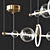 Sleek Sessa Pendant Light 3D model small image 3