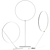 Elegant Kundalini Table Lamp - Poise 3D model small image 2