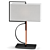 Elegant Quinta Table Lamp by Nexo Luce 3D model small image 2