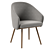 SAIA Dining Chair: Sleek Design for Modern Living 3D model small image 1