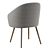 SAIA Dining Chair: Sleek Design for Modern Living 3D model small image 2