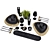 Elegant Tableware Set 2016 3D model small image 3