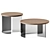 Elegant Regolo Round Coffee Table 3D model small image 1