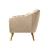 Elegant Doria Armchair: Perfect for Any Sofa 3D model small image 3