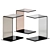 Elegant Swan Coffee Table 3D model small image 1