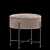 Halmar Niva Pouf: Stylish and Compact 3D model small image 5