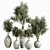 Versatile Indoor Plant Stand 3D model small image 1