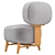 Modern Bun Chair Plus Design 3D model small image 3