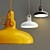 Carronade Large Pendant: Exquisite Alu, Brass & Walnut 3D model small image 3