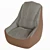  "Bear Boss Armchair for Ultimate Comfort 3D model small image 1