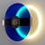 Enigma Wall Lamp: Disc-shaped Diffuser & LED Ring 3D model small image 4