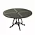 Azhur Round Dining Table 3D model small image 1