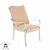 Azhur White Dining Armchair 3D model small image 1