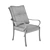 Azhur White Dining Armchair 3D model small image 3