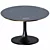 Eero Saarinen's Sol Tulip: Black Marble Elegance 3D model small image 1